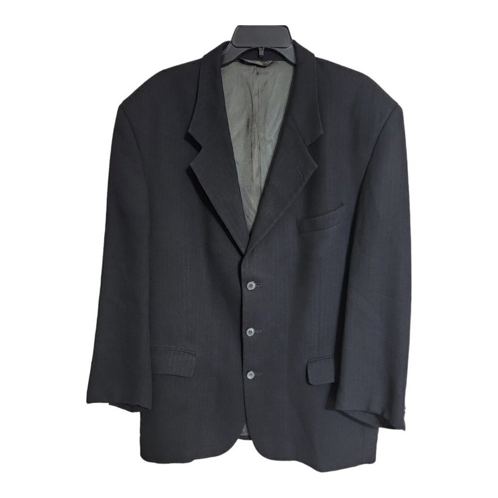 Northwick Men's Black Textured Blazer Sport Coat Suit Jacket 44R